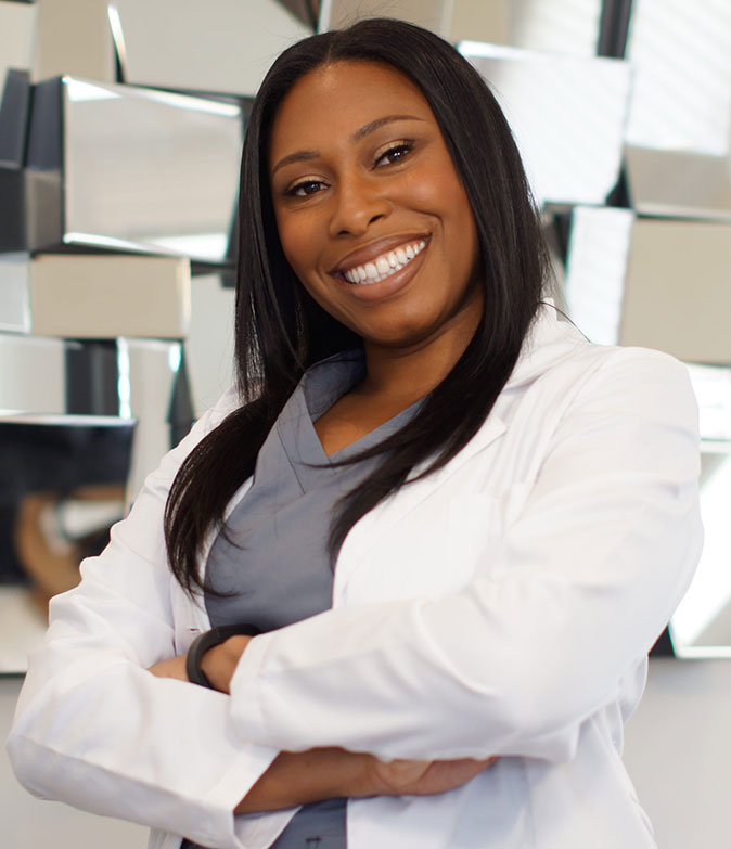 Raleigh-area dental professional, Dr. Laura Kearney Posing